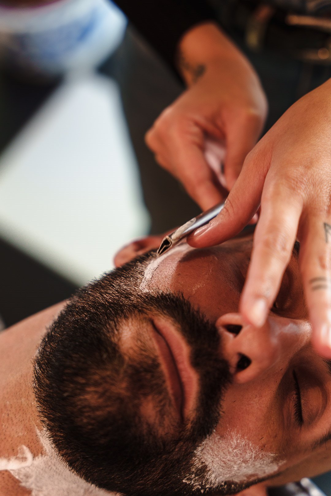 Barba à navalha